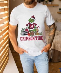 Alabama Santa Grinch And Santa Dog Christmas Shirt