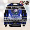 Funny Jesus Ride Skateboarding With Satan Christmas Unisex Ugly Sweater