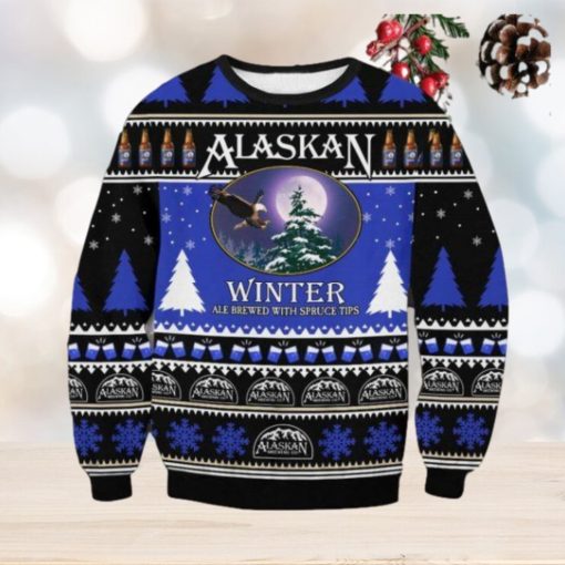 Alaskan Winter Christmas Ugly Sweater Gift For Men And Women