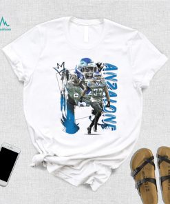 Alex Anzalone number 34 Detroit Lions football player pose gift shirt