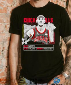 Alex Caruso number 6 Chicago Bulls basketball player pose paper gift shirt