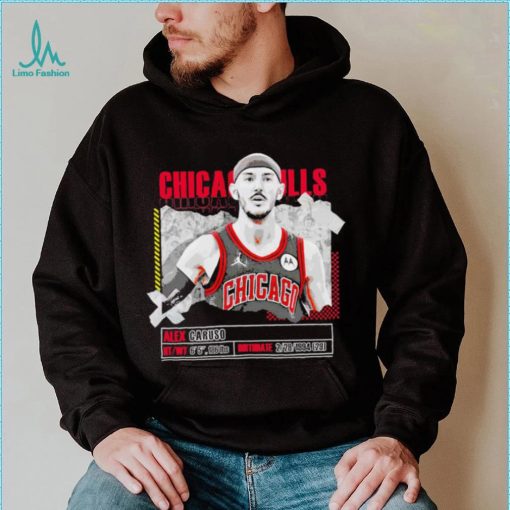 Alex Caruso number 6 Chicago Bulls basketball player pose paper gift shirt