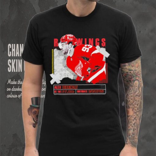 Alex DeBrincat number 93 Detroit Red Wings ice hockey player pose paper gift shirt