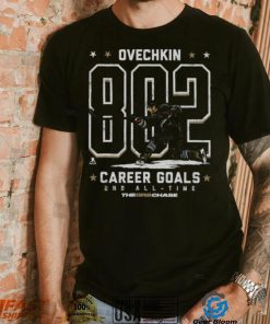 Alex Ovechkin Washington 802 Goals Retro WHT Shirt