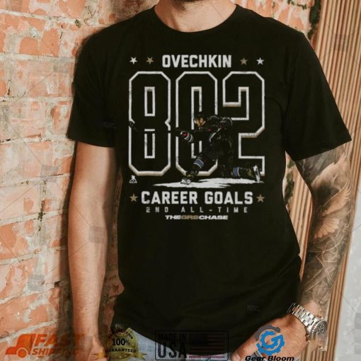 Alex Ovechkin Washington 802 Goals Retro WHT Shirt