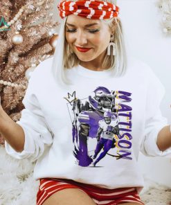 Alexander Mattison number 2 Minnesota Vikings football player pose gift shirt