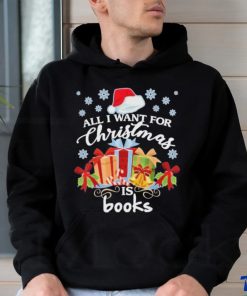 All I Want For Christmas Is Books Christmas Gift Decorations Merry Christmas 2023 T shirt