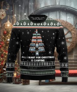 All I Want For Christmas Is Camping Ugly Christmas Sweater