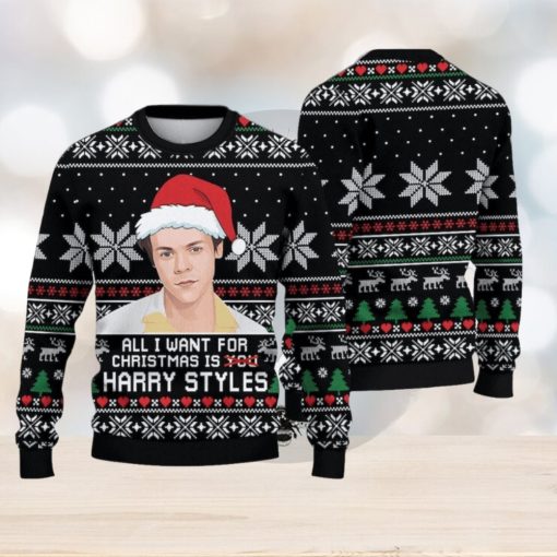 All I Want For Christmas Is Harry Style Ugly Christmas Sweaters