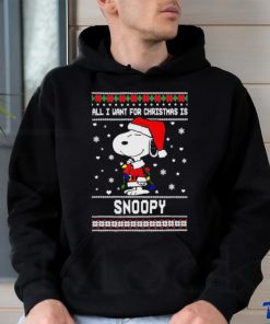 All I Want For Christmas Is Snoopy Shirt