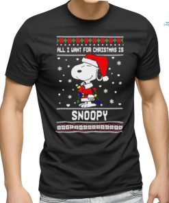 All I Want For Christmas Is Snoopy Shirt