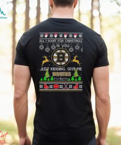 All I Want For Christmas Is You Boston Bruins Ice Hockey Ugly Christmas 2023 T shirt