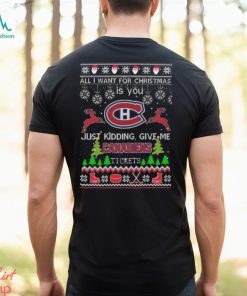 All I Want For Christmas Is You Montreal Canadiens Ice Hockey Ugly Christmas 2023 T shirt