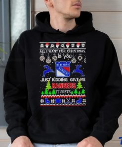 All I Want For Christmas Is You New York Rangers Ice Hockey shirt