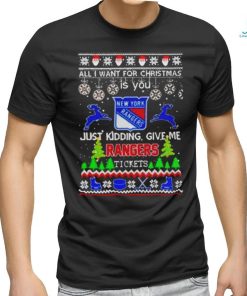 All I Want For Christmas Is You New York Rangers Ice Hockey shirt