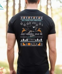 All I Want For Christmas Is You San Jose Sharks Ice Hockey Ugly Christmas 2023 T shirt