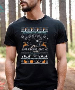 All I Want For Christmas Is You San Jose Sharks Ice Hockey Ugly Christmas 2023 T shirt
