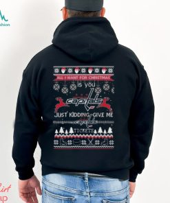 All I Want For Christmas Is You Washington Capitals Ice Hockey Ugly Christmas 2023 T shirt