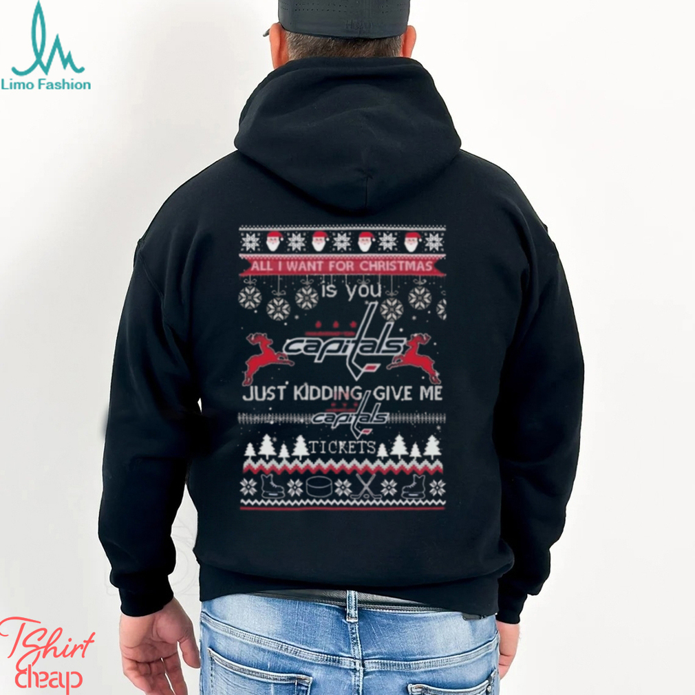 All I Want For Christmas Is You Washington Capitals Ice Hockey Ugly Christmas 2023 T shirt All I Want For Christmas Is You Washington Capitals Ice Hockey Ugly Christmas 2023 T shirt