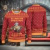 All I Want For Christmas Is You a Big Fish Ugly Christmas Sweater Xmas Christmas Gift 3D Sweater