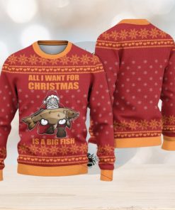 All I Want For Christmas Is You a Big Fish Ugly Christmas Sweater Xmas Christmas Gift 3D Sweater