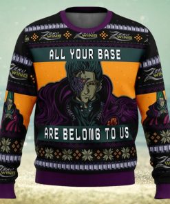 All Your Base Are Belong To Us Zero Wing Ugly Christmas Sweater