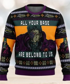 All Your Base Are Belong To Us Zero Wing Ugly Christmas Sweater