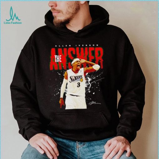 Allen Iverson the answer shirt