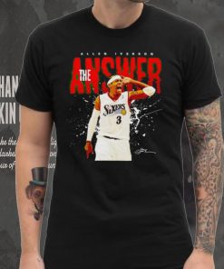 Allen Iverson the answer shirt