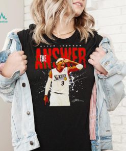 Allen Iverson the answer shirt