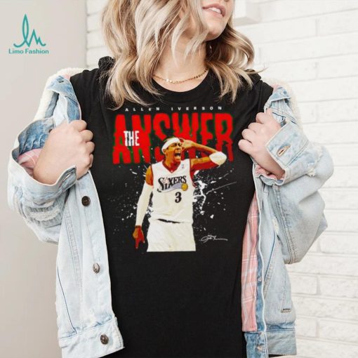 Allen Iverson the answer shirt