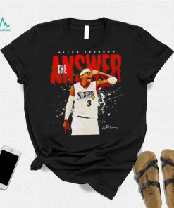 Allen Iverson the answer shirt