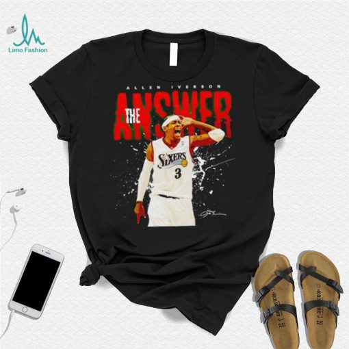 Allen Iverson the answer shirt