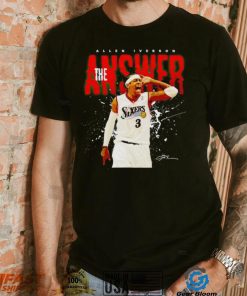 Allen Iverson the answer shirt