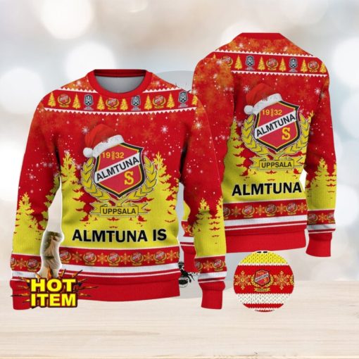 Almtuna IS SHL Sweden Hockey League Ugly Christmas Sweater