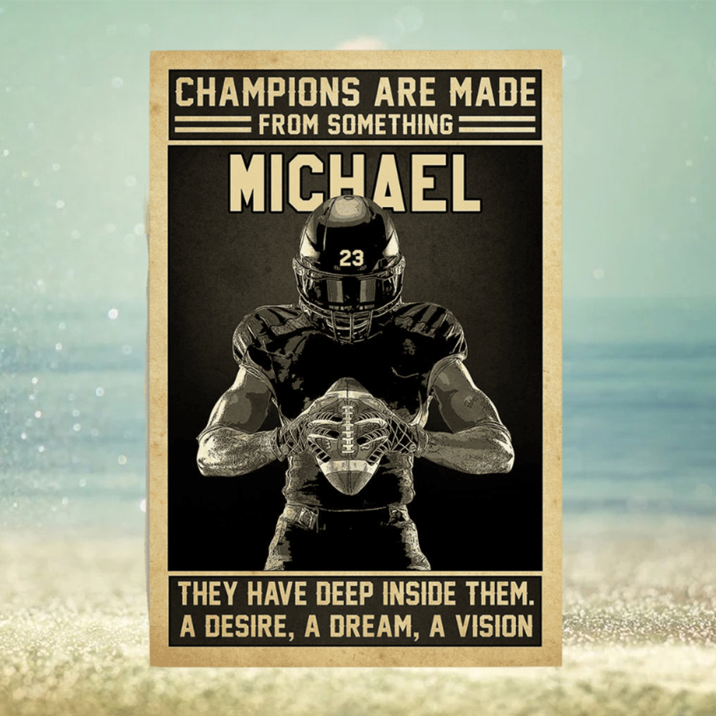 American Football Champions Are Made From Something Poster American Football Champions Are Made From Something Poster