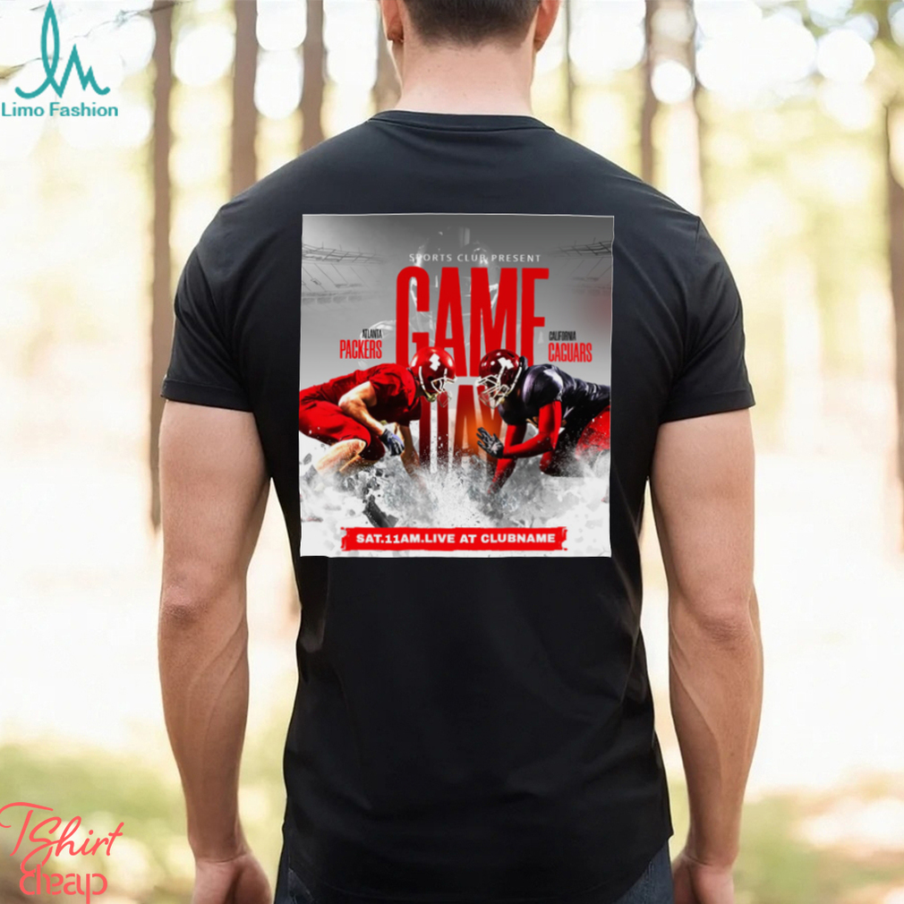 American Football flyer Atlanta Packers Poster American Football flyer Atlanta Packers Poster