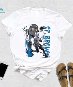 Amon Ra St. Brown number 14 Detroit Lions football player pose gift shirt