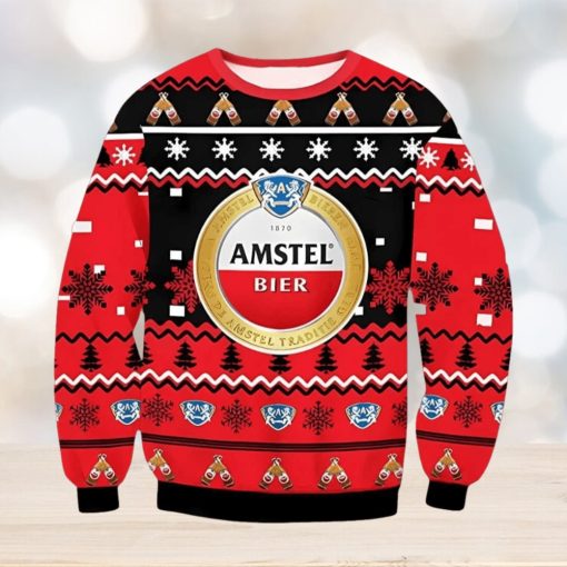 Amstel Beer Ugly Christmas Sweater, Gift for Christmas Holiday