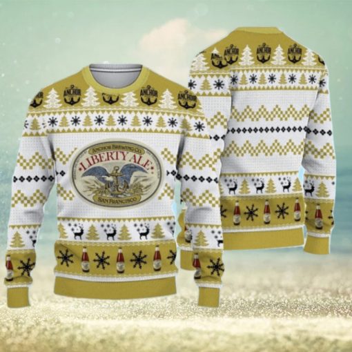 Anchor Brewing Liberty Ale Beer San Francisco Chrismas 3D Sweater