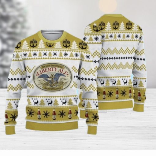 Anchor Brewing Liberty Ale Beer San Francisco Chrismas 3D Sweater