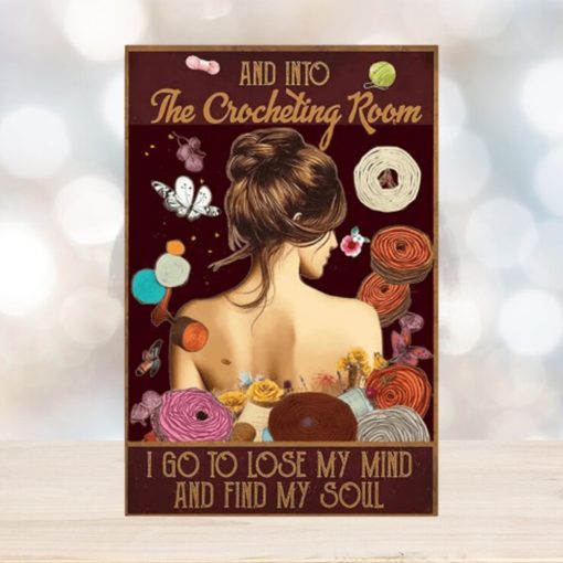 And Into The Crocheting Room Poster