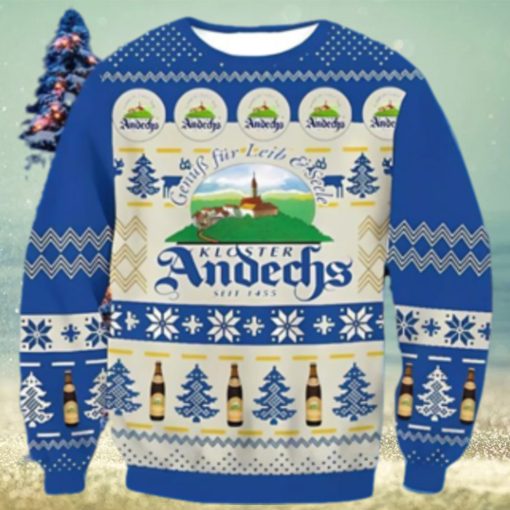 Andechser Doppelbock Dunkel Beer Ugly Christmas Sweater