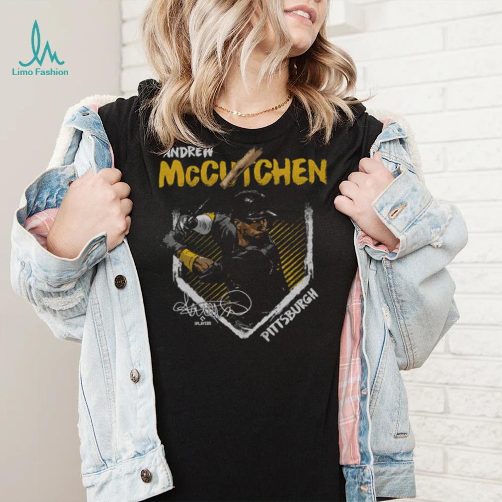 Andrew McCutchen Pittsburgh Base WHT Shirt Andrew McCutchen Pittsburgh Base WHT Shirt