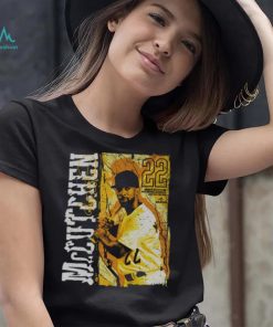 Andrew McCutchen Pittsburgh Grunge WHT Shirt