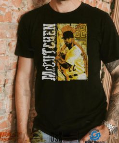 Andrew McCutchen Pittsburgh Grunge WHT Shirt