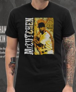 Andrew McCutchen Pittsburgh Grunge WHT Shirt