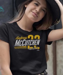 Andrew McCutchen Pittsburgh Type Slant WHT Shirt