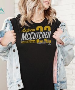Andrew McCutchen Pittsburgh Type Slant WHT Shirt