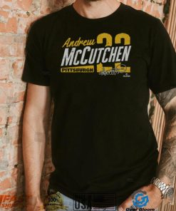 Andrew McCutchen Pittsburgh Type Slant WHT Shirt